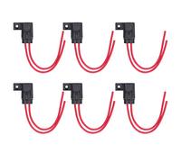 Ausla 6Pcs Support Inline, IP66 Support avec Couvercle Verrouillable 12AWG 30A Faisceau de Câblage Bonne Conductivité pour Bateau Voiture