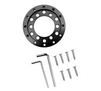 Ausla 70mm Volant Adapter Plate, CNC Aluminium | Moyeu de roue de course, modèle de boulon PCD de 70 mm, support de volant de rechange, mise à niveau du cockpit Sim Racing