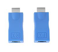 Ausla Adaptateur de Signal Mâle vers RJ45 Femelle avec Matériau ABS, Transmission 30 M et Prise en Charge 1080p pour Cinéma Maison et écrans Numériques