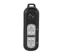 Ausla Alarme de sécurité Personnelle, Porte-clés d'Alarme de sécurité Rechargeable en ABS, Sirène 130DB avec Lumière Stroboscopique LED 3 Couleurs, Lumière Courante IP56 pour Femmes, Jogging, Voyage,