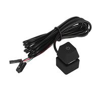 Ausla Alimentation PC Externe, Matériau ABS, Lumière LED RVB 7 Couleurs, Rallonge de Câble de 6,6 Pieds pour Ordinateurs de Bureau et Usage Domestique