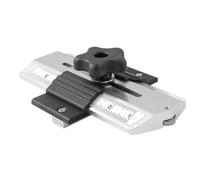 Ausla Aluminium Fin Jig avec Roulements à Rouleaux, Rainure de Table 3/4 | Guide à bande étroite, pointe de localisation pour une installation rapide, précision semblable à celle planche à plumes,