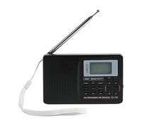 Ausla AM FM Onde Courte Radio, Radio Portable Récepteur SW avec Fonction Mémoire Bande Complète pour Réveil Deux Méthodes de Stockage des Stations