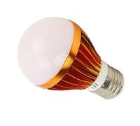 Ausla Ampoule LED E27 Ampoule LED ABS DC 12 V 5 W Blanc Chaud avec Câble de 3 Mètres Interrupteur Manuel Prise E27 Amovible pour éclairage de Contrôleur Solaire de Pièce à la Maison