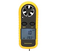 Ausla Anémomètre Numérique GM816, Compteur de Vitesse du Vent Portable avec Rétroéclairage LCD 0 à 65 MPH et Lecture de Courant de 14 à 113 Fahrenheit pour la Voile, la Pêche, CVC, Usage Domestique