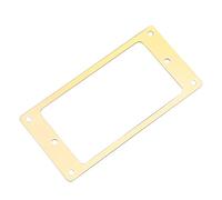 Ausla Anneau de Micro 2 Pièces, Remplacement du Cadre Humbucker en Métal, Installation Facile, Convient à la Guitare électrique et à la Basse de Précision (GOLD)