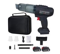 Ausla Aspirateur à Main sans Fil avec Moteur sans Balais 13 000 Pa, Aspiration et Souffleur 2 en 1, Lumière LED pour Le Nettoyage du Clavier de Voiture, de Bureau, de Bureau