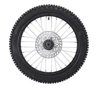 Ausla Assemblage de Remplacement de Roue Avant de 17 Pouces, Pneu 70/100-17 2.75-17 avec Essieu de 12 Mm et Rotor de Frein de 190 Mm pour Moto de Dirt Pit RM80 KLX125 Apollo.