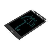 Ausla Bloc-notes LCD, Tableau d'écriture Monochrome, Protection des Yeux, écran 8,5 Pouces, Idéal pour le Dessin et l'apprentissage des Enfants (WHITE)