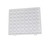 Ausla Boîte à Broderie, Organisateur de Bijoux Transparent, Solution de Rangement Multi-compartiments pour Boucles d'oreilles et Colliers