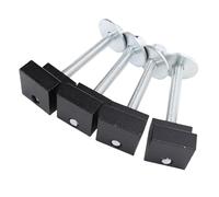 Ausla Boîte à Outils pour Camion, Kit de Montage en Alliage d'aluminium, Installation Facile avec Réduction du Bruit, Crochets en J Sécurisés pour Camionnettes