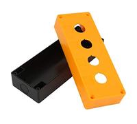 Ausla Boîte de Commutation à Bouton-poussoir de 22 Mm, Matériau ABS Ignifuge, Conception d'étanchéité Durable, Commande Murale pour Applications Industrielles (YELLOW)