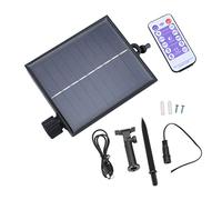 Ausla Boîte de Contrôle de Lumière de Chaîne Solaire avec Télécommande 8 Modes 4 Niveaux de luminosité pour Chaîne de Lampe Solaire Remplacement de Lumière de de Gypsophile (Sortie Pression Plate 3V)