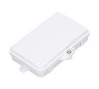 Ausla Boîte de Distribution de Fibre Optique à 6 Noyaux, Boîte de Jonction de Répartiteur de Fibre Optique pour FTTH, Utilisation Intérieure et Extérieure avec Matériau ABS, Panneau