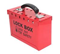 Ausla Boîte de Verrouillage de Groupe Portable à 12 Emplacements avec Construction en Plaque d'acier pour la sécurité Industrielle des Travailleurs de l'électricité, du Gaz et du Pétrole