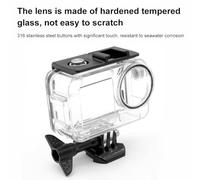 Ausla Boîtier étanche pour Caméra d'action pour 3 et 4, certifié IP68, Prend en Charge 60 M de Profondeur, Idéal pour la Photographie sous-Marine