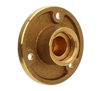 Ausla Bouchon de Vidange de Bateau, Matériau en Laiton, Bouchon de Vidange de Garboard Ovale de 2 Pouces pour Tuyau de 1/2 Pouce pour Yacht Marin