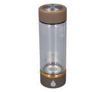 Ausla Bouteille d'eau à Hydrogène, Générateur de Bouteille d'eau à Hydrogène en Verre 420 Ml avec Film Nano Ti, Opération en un de 3 Minutes, Machine Ioniseur Rechargeable pour l'entraînement à