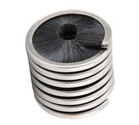 Ausla Brosse de Nettoyage de Corde d'escalade en Acier Inoxydable, Outil Portable pour Un Lavage Efficace des Cordes en Extérieur, Brosse en Nylon Durable pour de 8 à 13 Mm Utilisées en Alpinisme
