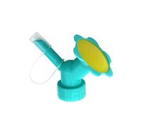 Ausla Buse d'arrosage Portable Arroseur de Fleurs en Plastique Double Tête 1 en Bouteille pour Deux Modes de Pulvérisation Pommeau de Douche 32 Trous pour la Culture des Fleurs et le Jardinage (BLUE)