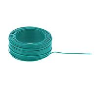 Ausla BV 1x1 Fil isolé PVC Fil Conducteur en Cuivre Rouge 7 Noyaux 100m 328.1ft AC300V Vert pour Appareils Ménagers Outils d'éclairage électrique jusqu'à 176°F