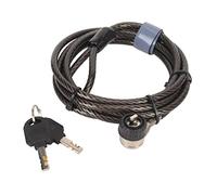 Ausla Câble Antivol pour Ordinateur Portable, Câble en Acier Coupable de Longueur Ajustable avec 2 Clés, pour Ordinateur Portable, Bureau, Projecteur, écran LCD