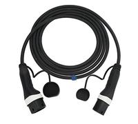 Ausla Câble de Charge EV de Type 2 Prise de Chargeur EV Portable ABS TPU Cuivre Argent 16A 3,6KW 415V 5m IEC 62196 2 Cordons pour Véhicules électriques de Type et Voitures Hybrides