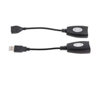 Ausla Câble d'extension Ethernet USB 2.0 à RJ45, étend des Appareils USB jusqu'à 150 Pieds, Pas de Puissance Supplémentaire Nécessaire pour Les Caméras et Imprimantes