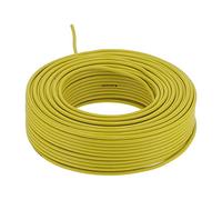 Ausla Câble d'extension Rond en Aluminium pour Fil électrique, 1 X 10 mm², 328,1 Pieds, Conducteur à 7 Brins isolé en PVC, AC300V, pour Appareils Ménagers, Petits Outils, éclairage et Compteurs