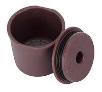 Ausla Capsule de café Réutilisable, Tasse de Filtre à café Rechargeable en Acier Inoxydable 304 3,5 X 3,8 Cm, Remplissage Facile par Cuillère, Filtrage Fin, pour Machine à, Bureau à Domicile, Voyage