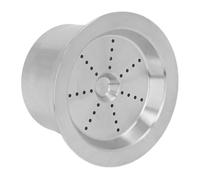 Ausla Capsules de café Rechargeables, Dosettes Réutilisables en Acier Inoxydable avec Filtres à Double Maille pour Machines à café