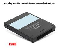 Ausla Carte Mémoire pour Console Carte Mémoire de Jeu FMCB en Plastique 64 Mo 4 Options de capacité Plug and Play Stockage de Données Stable pour les Joueurs et les Jeux à Domicile (32M FMCB)