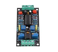 Ausla Carte Pilote de Vumètre, Module Double Canal 500 µA avec Puces LM C 660 et LM 358, Alimentation Unique 7-15 V pour Indicateurs de Niveau Audio