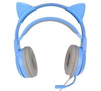 Ausla Casque de Jeu SYG25 Cat Ear, Casque de Jeu USB et 3,5 Mm avec Volume Réglable et Sourdine, Son Clair pour les Joueurs sur PC et Console (#12)