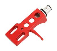 Ausla Cellule Phono, Alliage D'aluminium 2,5 Pouces (rouge) | Support de cartouche de platine vinyle , longueur 6,4 cm, manchons de fil à code couleur, restauration vintage