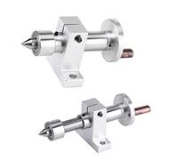 Ausla Centre Tournant Double Roulement pour Mini Tour de Menuiserie, Pièce de Rotation avec Clé, Accessoire pour Travail du Bois