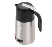 Ausla Chaudière de Bouilloire de Voiture, Bouilloire électrique de Voiture en Acier Inoxydable 304 24 V 200 W 1,3 L avec Couvercle de Versement de Presse de Réchauffage Automatique pour Camping-car