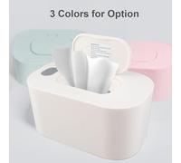 Ausla Chauffe-Lingettes pour bébé, alimenté par USB, Distributeur de Lingettes Mains Libres à Température Réglable pour Nouveau-nés avec capacité de 80 Lingettes 45 °C 113 °F, Idéal par Temps Froid