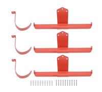 Ausla Cintre de Souffleur de Feuilles pour Sac à Dos, Support Mural en Métal pour Souffleurs, capacité de Charge de 150lb, pour Utilisation en Garage ou en Atelier 3 Pièces