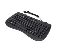 Ausla Clavier Filaire avec 95 Touches, Mini Clavier USB Ultra Fin pour Ordinateur et Ordinateur Portable, Design Silencieux pour Le Bureau et la Maison (Arabe)