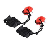 Ausla Clé de Tapis Roulant, Arrêt d'urgence avec Corde, Verrou de sécurité pour Tapis Roulant Domestique, Installation Facile, Paquet de 2