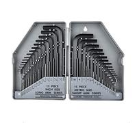 Ausla Clé Hexagonale, Jeu de 30 Clés Hexagonales en Acier au Carbone avec Bras Long et Court pour l'assemblage de Réparation d'entretien, Kit d'outils Professionnels pour Usage Domestique et