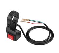 Ausla Commutateur de Guidon de Moto de 22 Mm, Commutateur de Module électrique à 3 Vitesses de 7/8 Pouces pour Moto, Vélo électrique, Scooter, Conception Compacte avec Câble de 58 Cm pour une