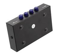 Ausla Commutateur de Partage USB, Boîtier de Commutation Manuel USB 2.0 Iron Shell, Sélecteur de Scanner d'imprimante PC à 2 Ports, Bouton de Synchronisation, pour la Configuration du Bureau à