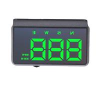 Ausla Compteur de Vitesse GPS Numérique, Affichage HUD pour Voiture, Réglage Automatique de la luminosité, Vitesse et Direction avec Alarmes de pour une Conduite Plus Sûre sur les Autoroutes