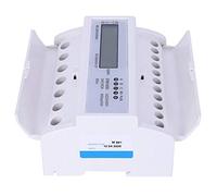 Ausla Compteur électrique en 3 Phases, Compteur de Puissance Din Rail Din Digital Electricity Metching Testers Testers pour 3x230V / 400V 50Hz Courant 3x5 A