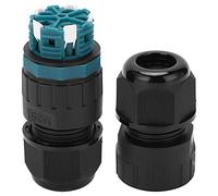 Ausla Connecteur Circulaire en Plastique Connecteur de Câble Circulaire en Nylon PA66 étanche 5 Broches 450 V 24 A IP68 Gamme de Câbles de 9 à 12 Mm pour Câblage d'éclairage de Tunnel de Lampadaire