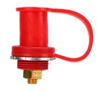 Ausla Connecteur de Borne de Batterie, Code Couleur, Poste de Chargeur de Batterie 250A 3/8 Pouces pour Voitures, Camping-cars, Bateaux (Rouge (positif))