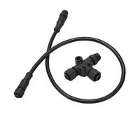 Ausla Connecteur NMEA 2000 T, Té de Réseau Marin ABS 5 Broches M12 pour Câble de Dérivation de Base, Connexion IP67, Installation Facile, Ajustement Universel pour les Bateaux Utilisant Lowrance