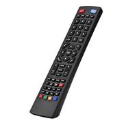 Ausla Contour TV Télécommande, Remplacement idéal pour Tous Les Types de téléviseurs,avec Touches de Navigation dédiées,pour Alba Bush/Technika/Blaupunkt/Sharp/E-Motion TV,20.5x4.5x2